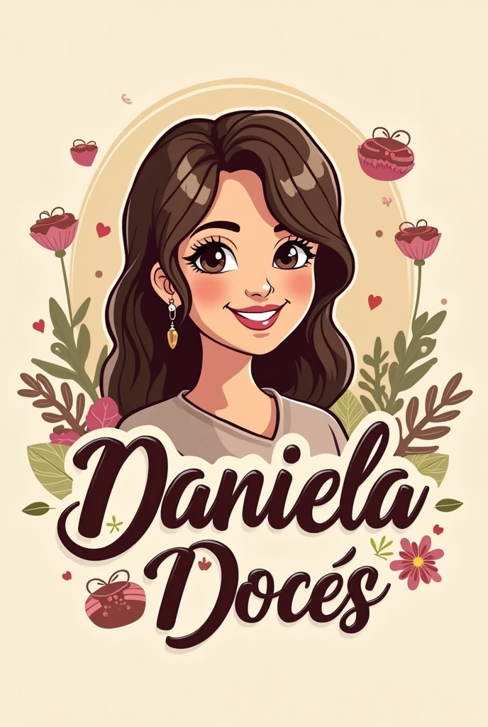 Daniela Doces logo for a store on the Whatsapp profile of brigadeiros