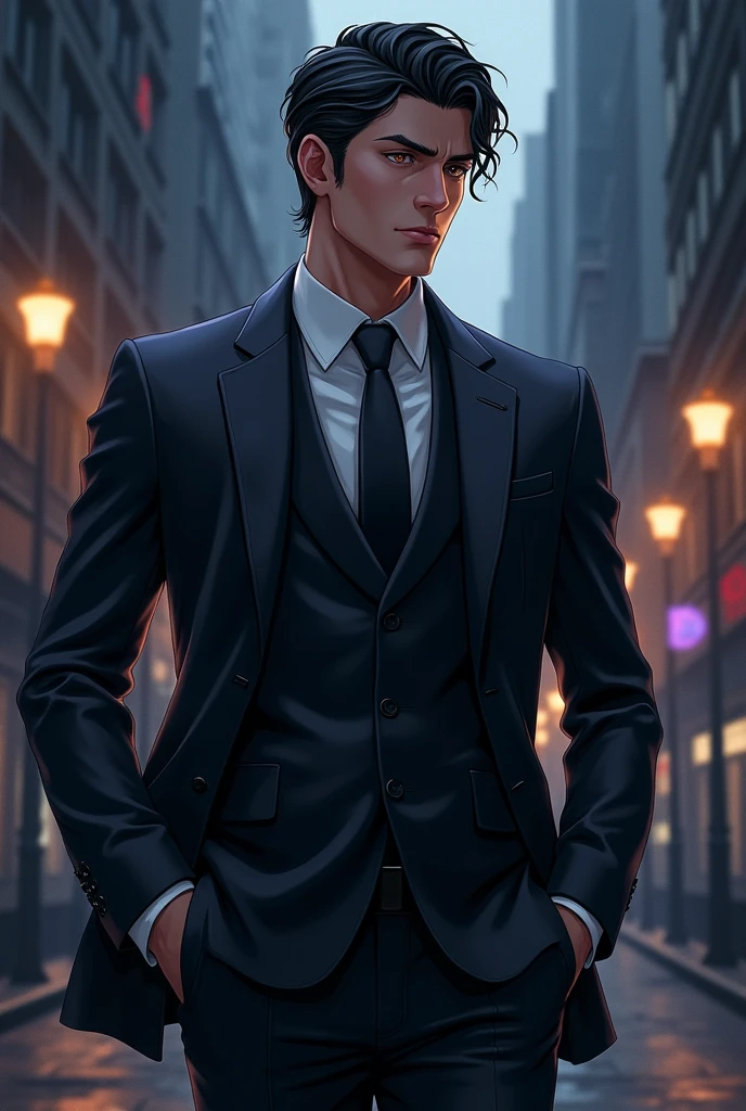 Anime handsome billionaire male dressed in corporate in dark background
Genre: urban/realistic, rebirth, romance