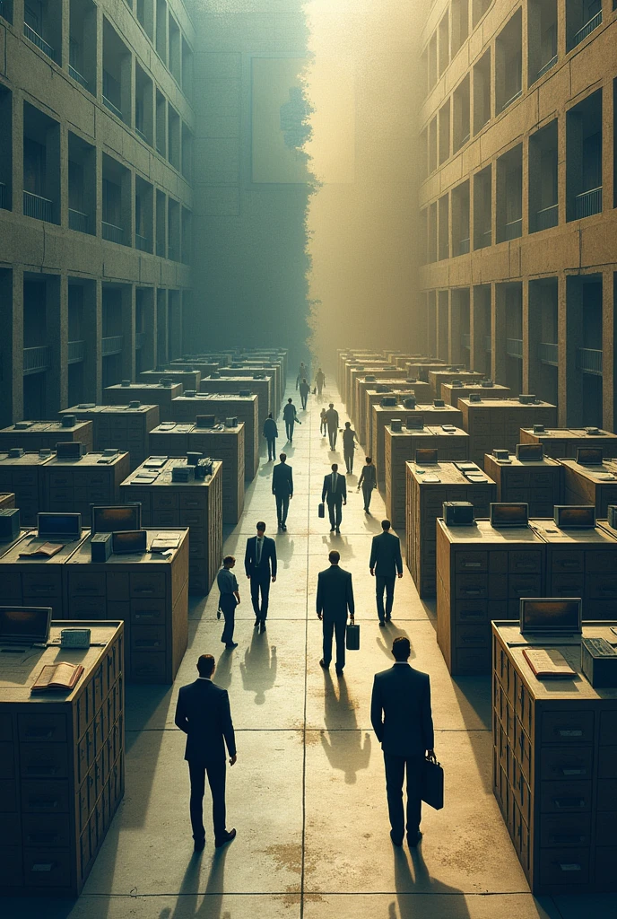 Create a picture of the advantages and disadvantages of bureaucracy theory