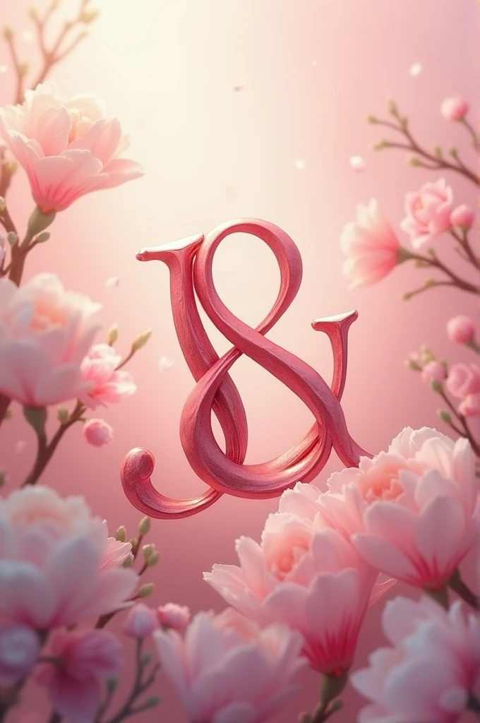 Romantic wallpaper image for a cell phone with the initial "J" Of man and "and" of the. women 