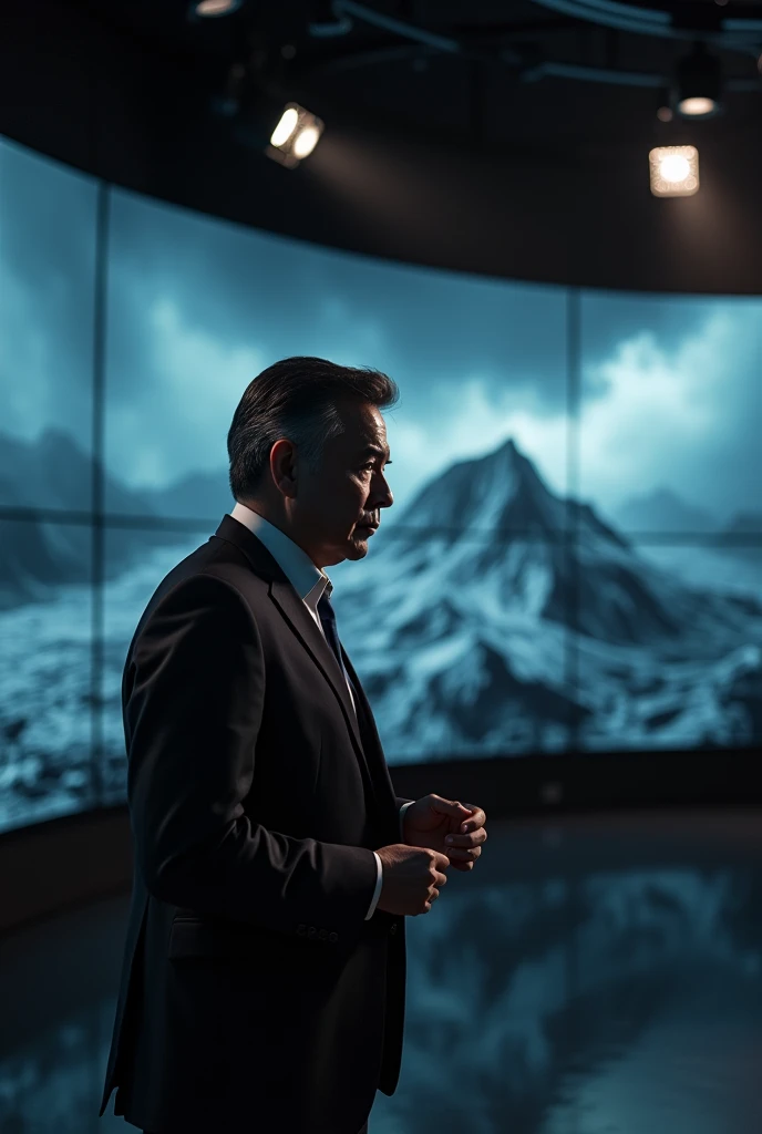 make a television news cover about global warnings with the title global warnings 