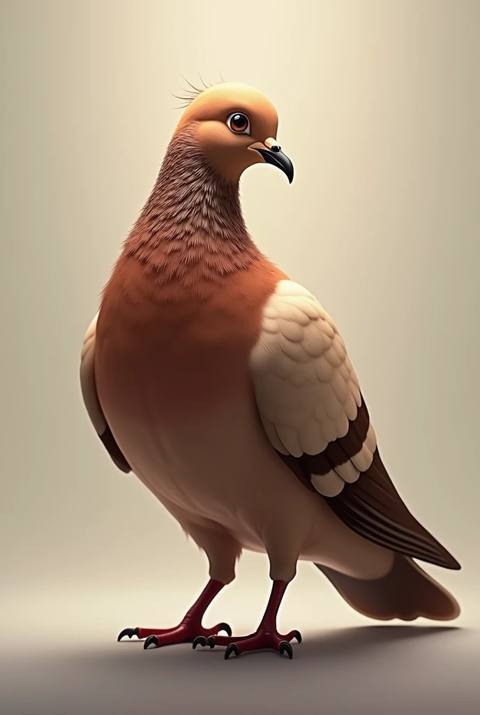 Brown pigeon