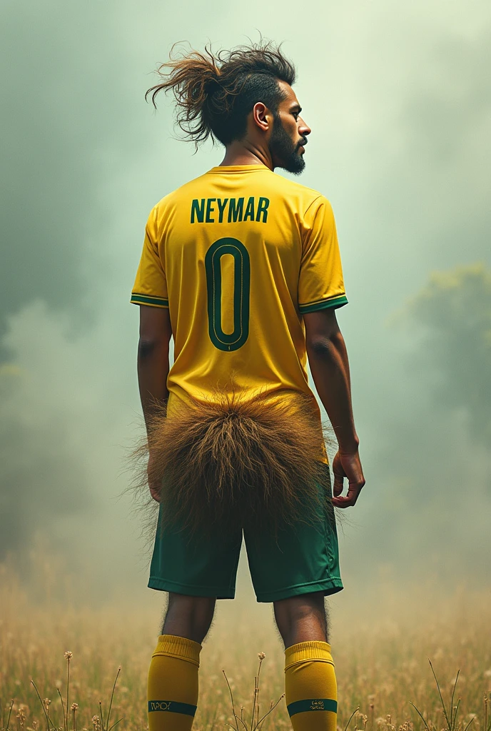 Neymar with a hairy ass