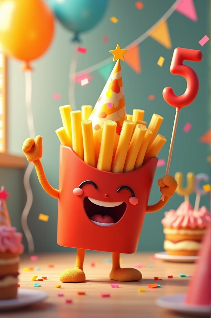 A happy 5th French fry