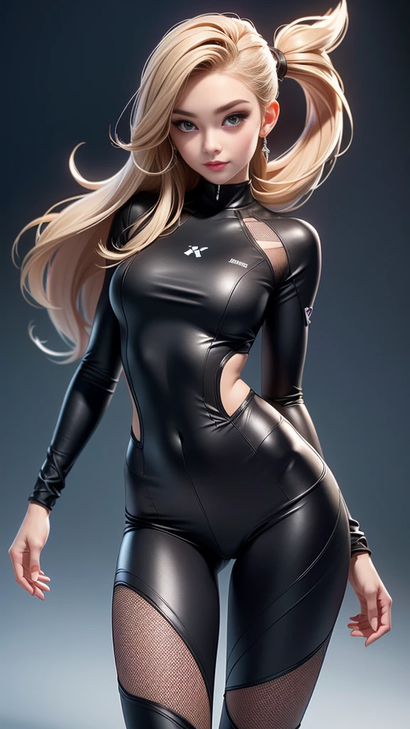 （a detailed full body RAW photo of a woman），（masterpiece：1.0），（The best quality：1.4），（ultra high resolution：1.2），（ realist：1.4）， 8k resolution， a Canon EOS R5， 50 millimeters， hyper detail,（20 years）， sharp focus， cinematic lighting， Detailed beautiful face,（make up：1.2），cipher， detailed skin textures， Pale skin,  thigh gap， Delicate brown hair，（very messy hair：1.5），smile，（Sports leggings：1.4），piel brillante realist，Thin waist，tempting，smile