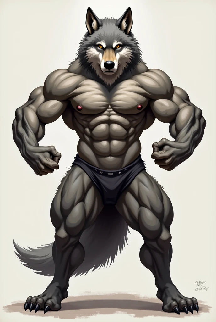 Wolf bodybuilding