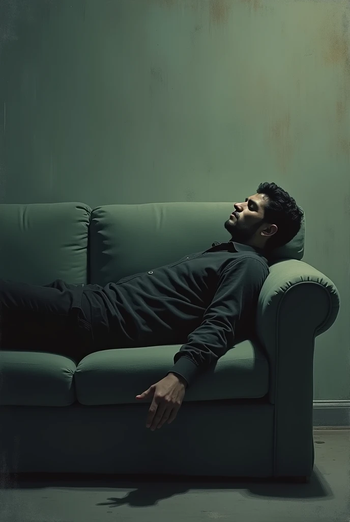 Album art of a guy lying on the sit with one hand falling out