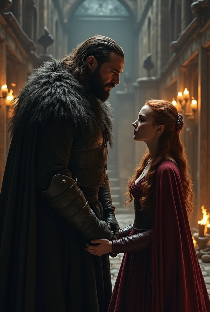 Sandor Clegane and Sansa Stark
