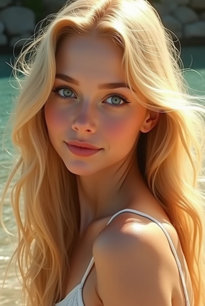young blonde woman