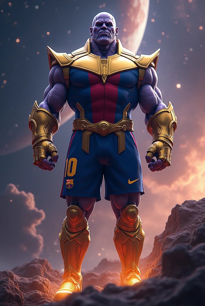 Messi with Thanos