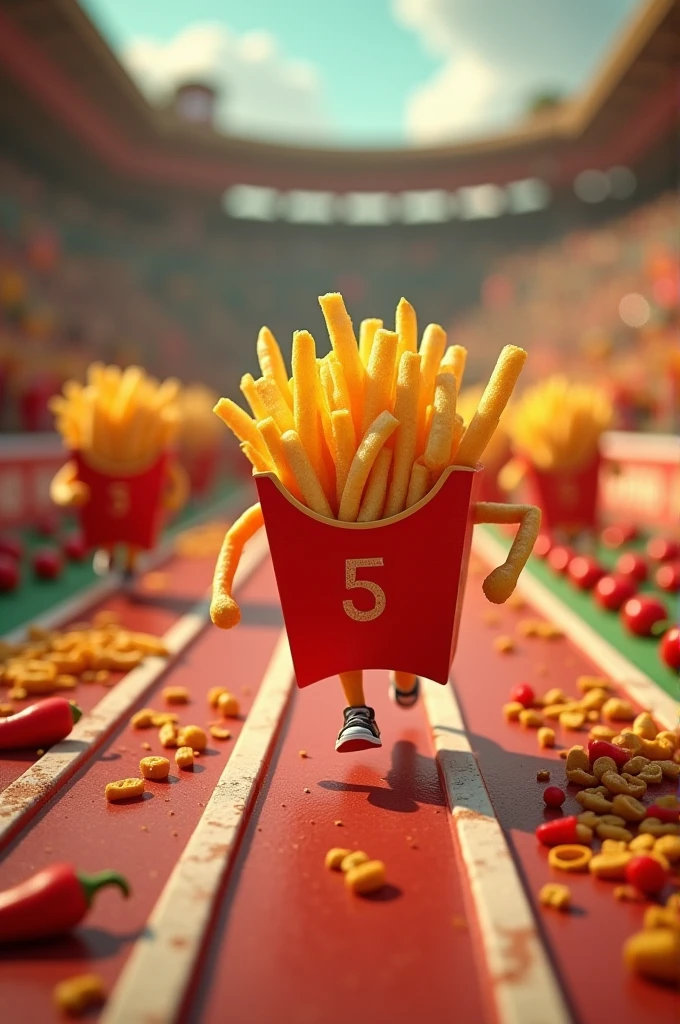 The fifth French fry in the race to salsa