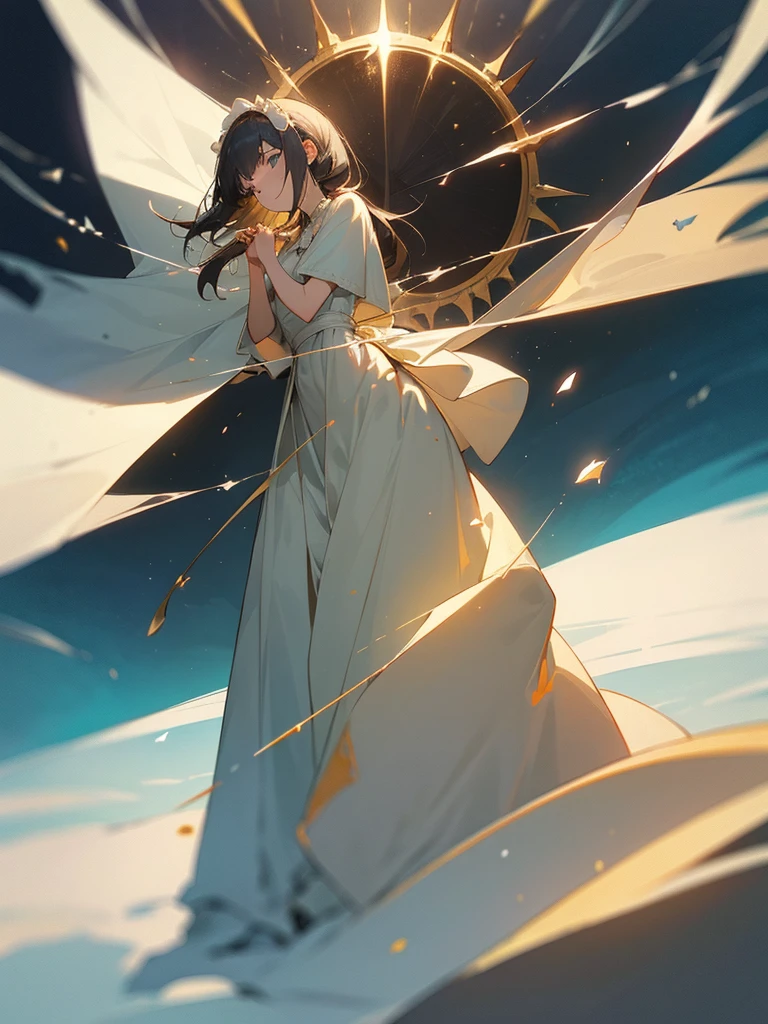 The Maid's Song
 
The sun climbs high, a golden crown,
And dust motes dance, a silent gown.
The house awakes, a slumbering beast,
And I, the maid, begin my feast.
 
With cloth and brush, I chase the grime,
From polished wood and marble chime.
Each corner swept, each surface bright,
A symphony of order, pure and light.
 
The whispers rise, of lives unseen,
In portraits hung, and spaces clean.
A tapestry of stories told,
In silver spoons and linens bold.
 
But in the hush, when shadows fall,
And silence reigns within these walls,
I hear a song, a whispered plea,
For lives unseen, for liberty.
 
For though I tend, with willing hand,
The needs of those who command,
My heart yearns for a life unknown,
A world beyond this polished stone.
 
So I will sing, in quiet grace,
A song of hope, a hidden space.
For even maids, with hearts ablaze,
Can dream of freedom, sunlit days.