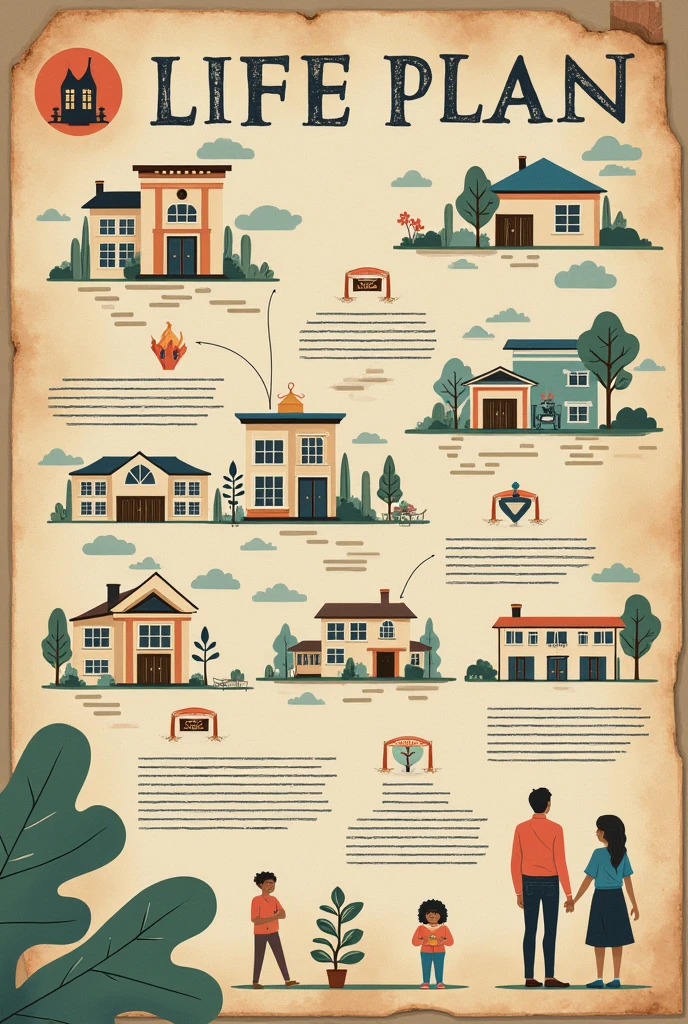 Make a mental map of my life project which is to finish high school, I want to be able to finish my degree at the University and be a teacher one day and buy a house for my parents with my work. 
