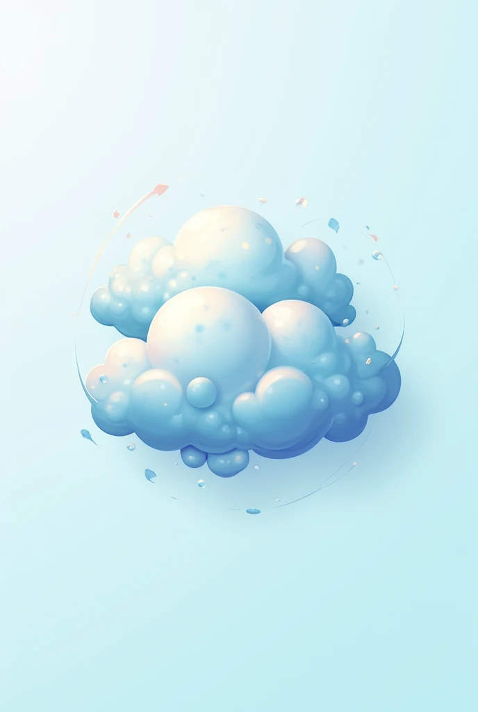 A logo for a company called moontrick, that is of clouds