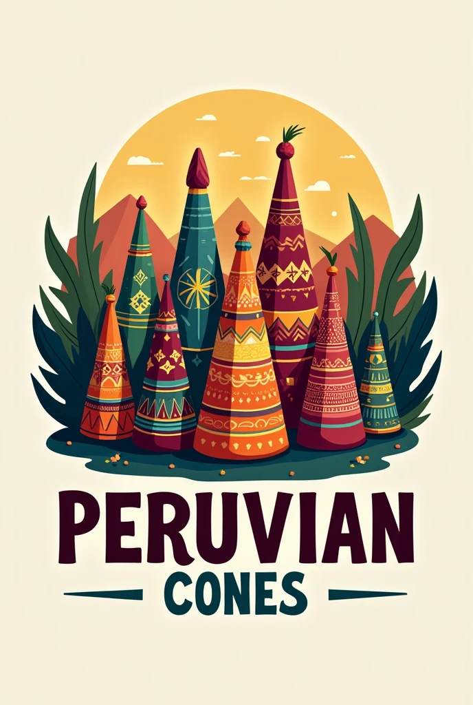 Student group logo, with name the peruvian cones
