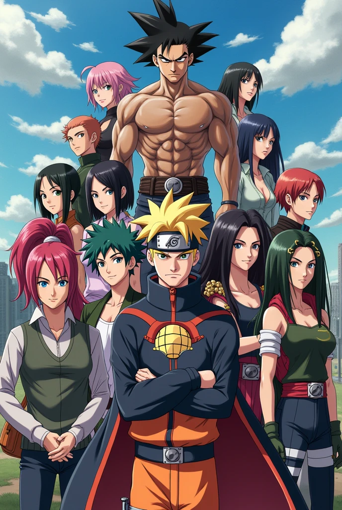 Characters from the best animes gathered together