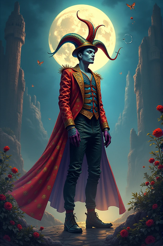 
1.The Fool: The Midnight Robber (a flamboyant and boastful character, representing the start of a journey).
