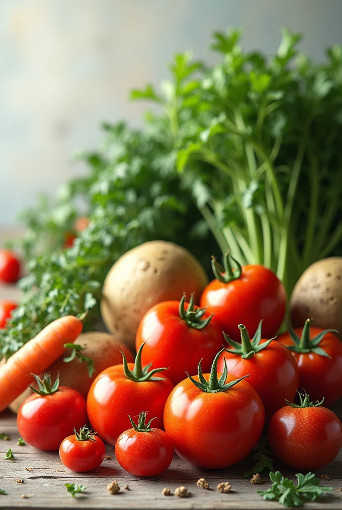 Still life of vegetables
