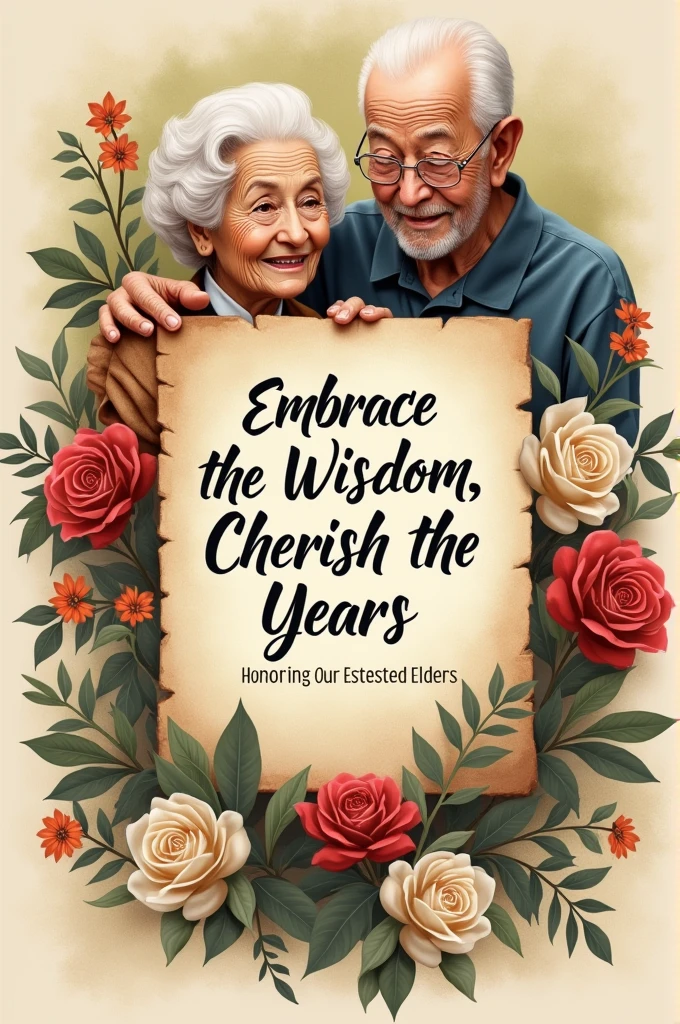 You can make a slogan referring to the day of the elderly
