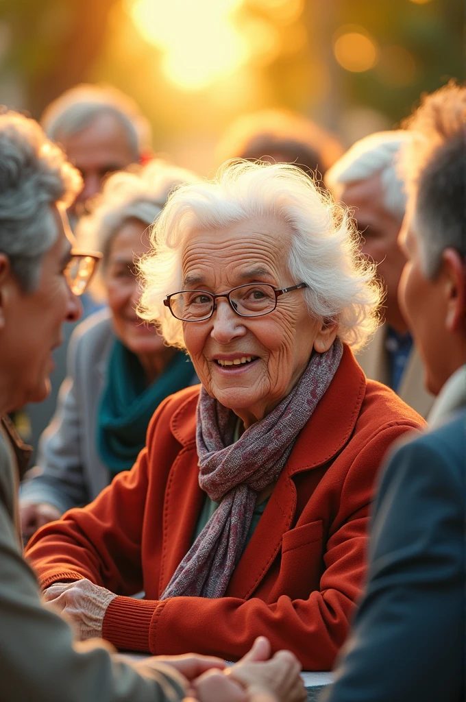 You can make a slogan referring to the day of the elderly in Spanish