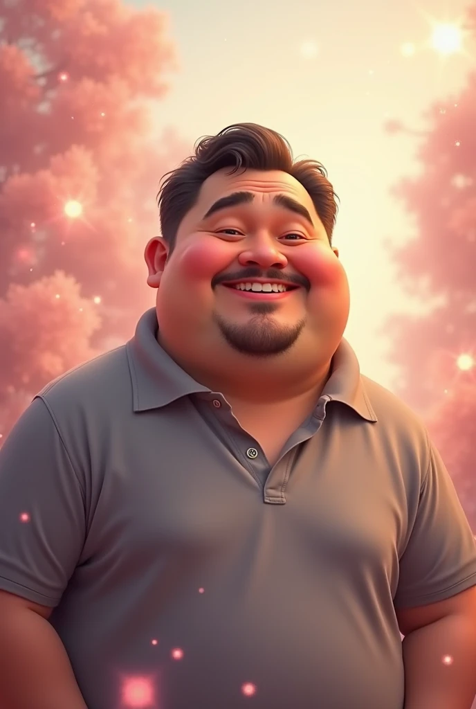 The same chubby guy in love