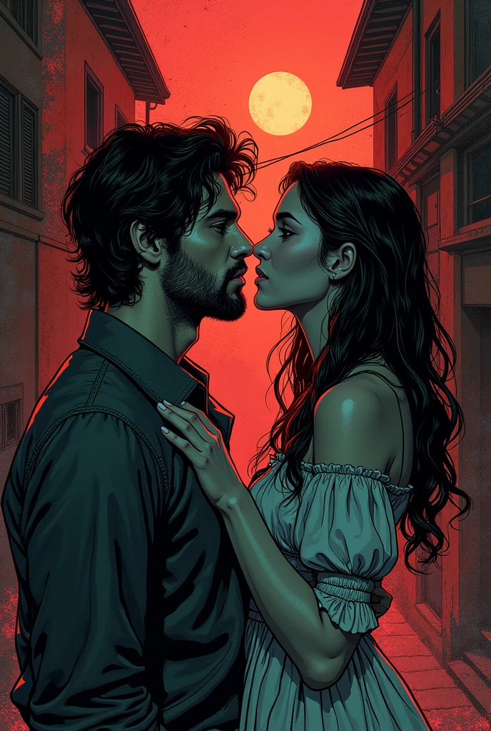 A very controversial comic art from the book Romeo and Juliet in comics by William Shakespeare