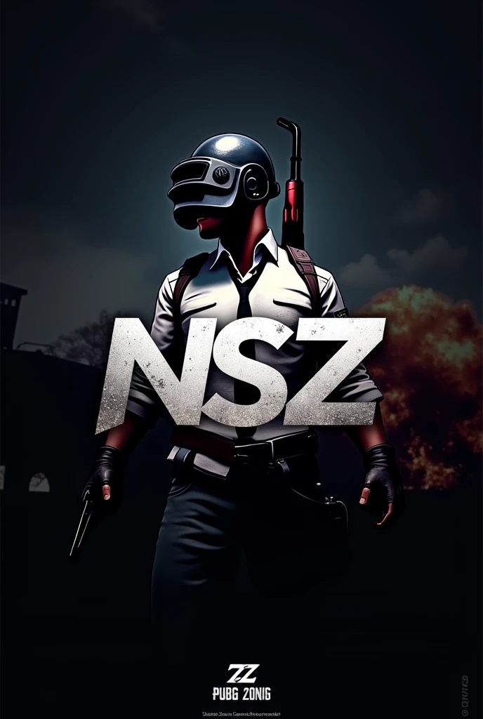 Creat a pubg logo that has the name NSZ , no save zone gaming