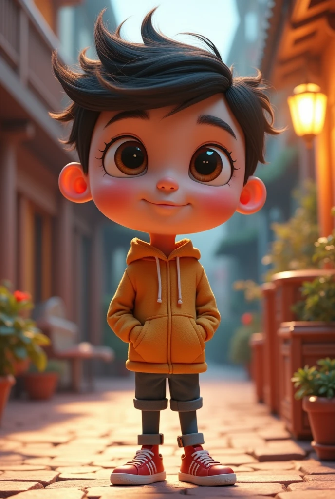 An image of me in 3D, just like Pixer's in a cartoon