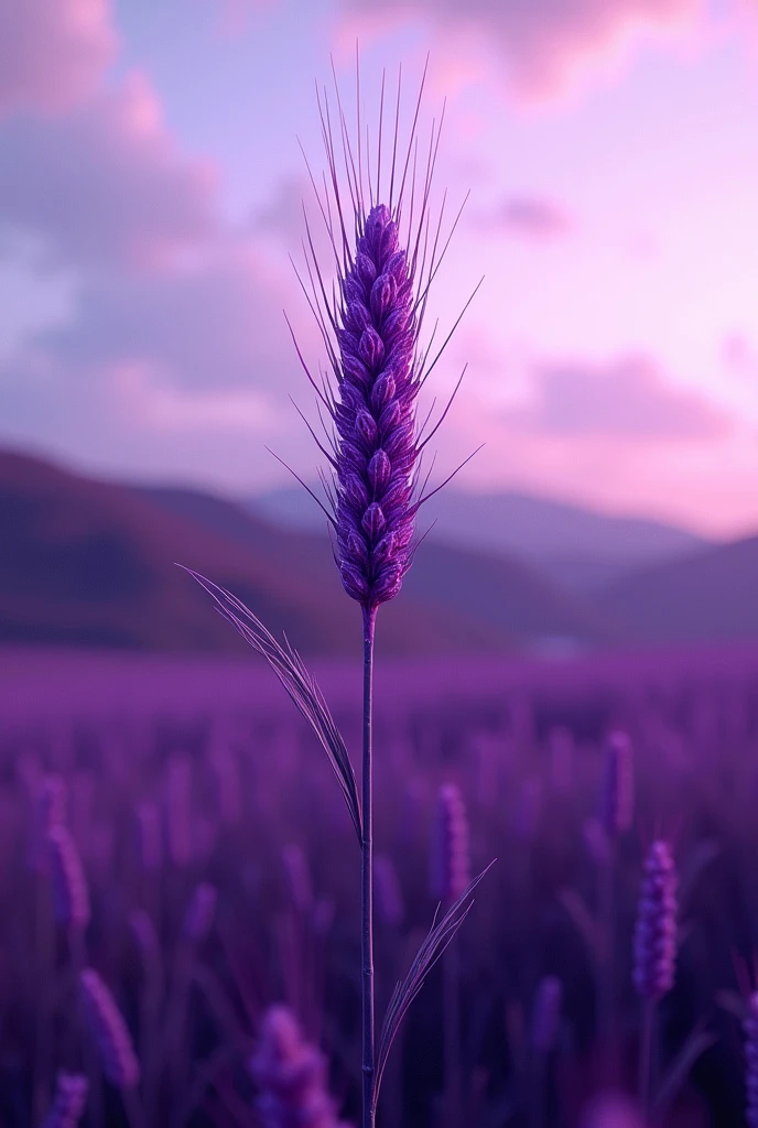 Purple transgenic wheat 