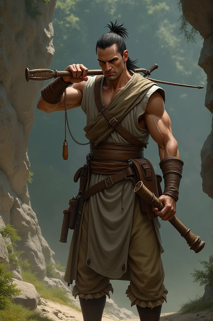 A slingshot player