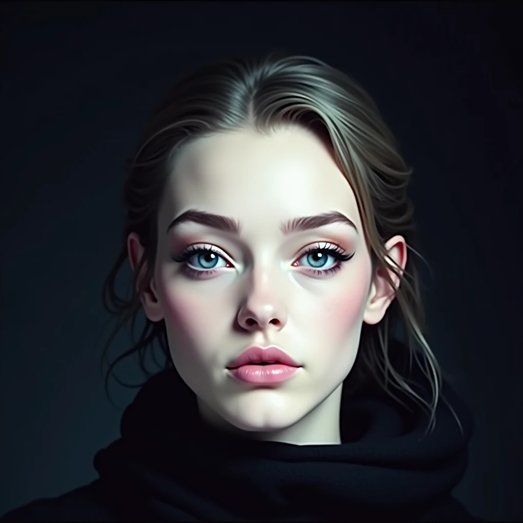 ((masterpiece, highest quality, Highest image quality, High resolution, photorealistic, Raw photo, 8K)), ((Extremely detailed CG unified 8k wallpaper)), (huge stunning goddess shot, very hot and sexy, jaw-dropping beauty, perfect proportions, beautiful body, slim body beauty:1.4), arafed woman in armor holding a sword and shield, portrait of a barbarian female, north female warrior, a very beautiful berserker woman, north adult female warrior, female barbarian, female warrior, portrait of a barbarian woman, barbarian warrior woman, very beautiful female barbarian, barbarian class, portrait of a woman warrior, rpg portrait concept art, (beautiful warrior, holding short sword and small shield, Wearing a red scarf, leather armor), (blonde hair, blue eyes, dark skin), (amphitheatre, Fighting while being watched by the crowd, motion blur), movie poster, large "INFINITY" written at bottom of screen,