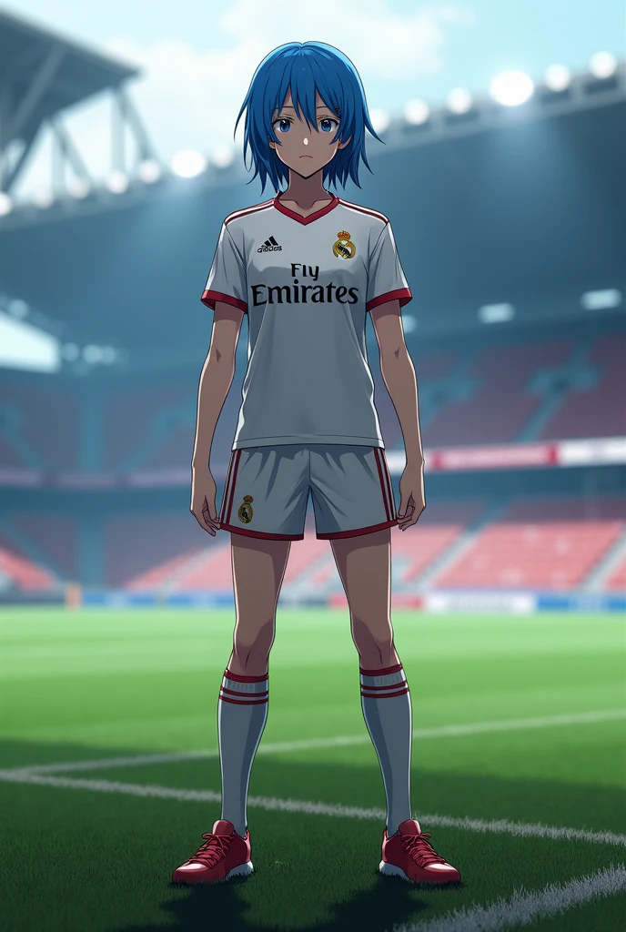 Rem challenge with Real Madrid shirt