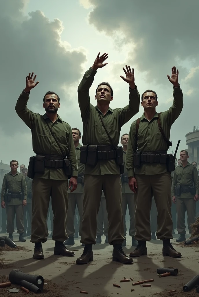 generates some soldiers surrendering