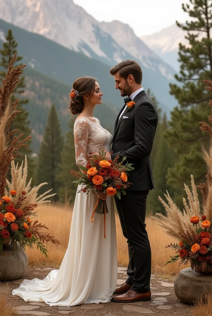 Wedding color palette inspired by the Yellowstone series