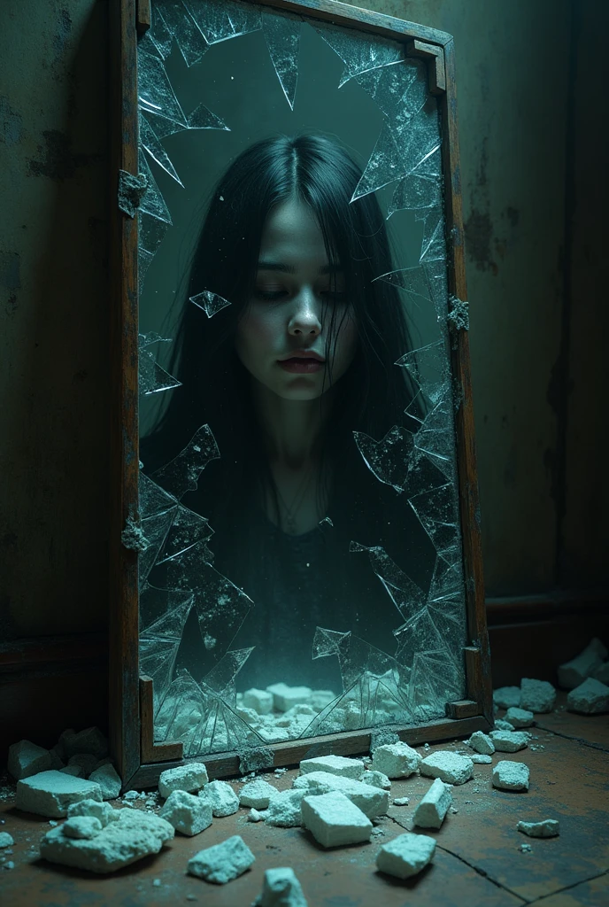 broken mirror