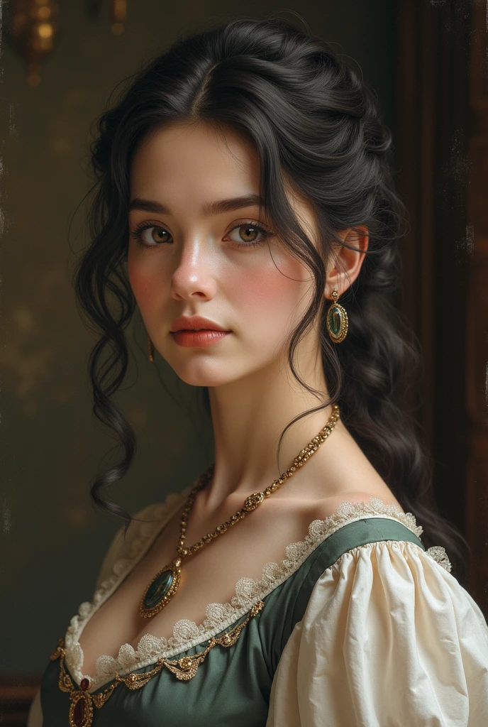 generates several images with the following descriptions, They all must be in the Victorian era: Xia:
Xia es una mujer de gran belleza, with blue eyes that seem to shine with an inner light, transmitting warmth and kindness. Her skin is soft and her hair flows gracefully., reflecting her delicate yet strong nature. She is the light in Aleen&#39;s life, su presencia es serena y llena de esperanza​

altair:
altair, junto a su hermana gemela Opportunity, has an almost identical physical appearance. Es de smooth skin y clara, con black hair and brown eyes. Her smile is bright and often charming., Although his character is more reserved and gentlemanly, Always refined and attentive to his surroundings​ Orena:
Orena is described as a shy young girl with a sweet voice.. His hair is blonde, falling in large curls that frame her face. He has blue eyes as clear as the sky, which contrast with their reserved nature. Although she seems silent, su mirada oculta una profundidad de emociones y pensamientos​

Opportunity:
Opportunity, la hermana gemela de altair, shares the same physical appearance: smooth skin, black hair and brown eyes. However, His personality is wilder and more irreverent, with a lascivious attitude that he cannot hide. His fixed and penetrating gaze sets him apart from his brother, showing a more impulsive nature​ Ian:
Ian does not have a detailed physical description in the available fragments of the document. However, He is described as a close friend and brother-in-law of Aleen., someone who plays a supporting role in your life, especially in times of crisis