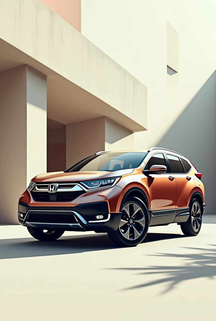 Honda crv 3 in post modern style