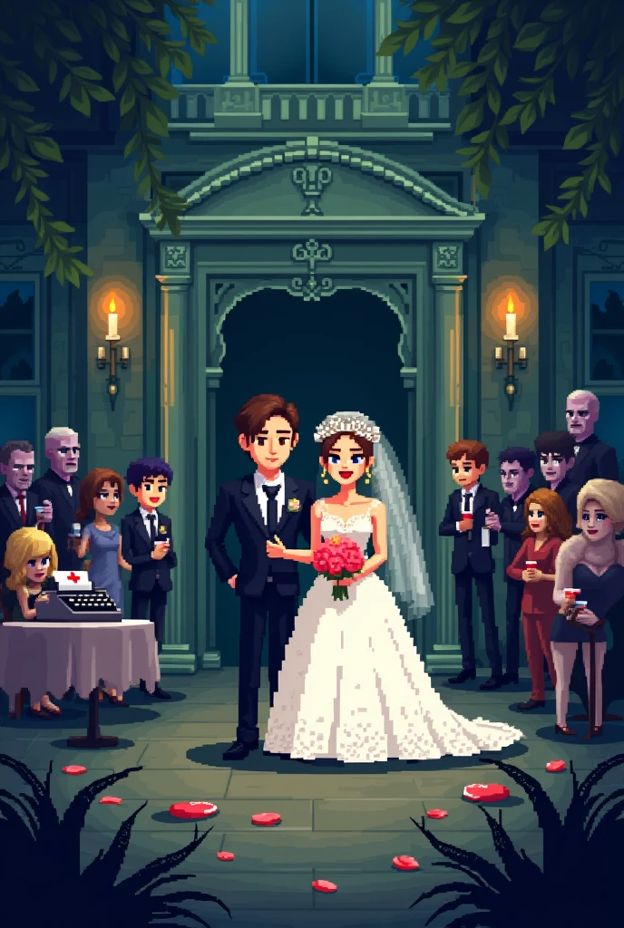 nintendo resident evil style wedding