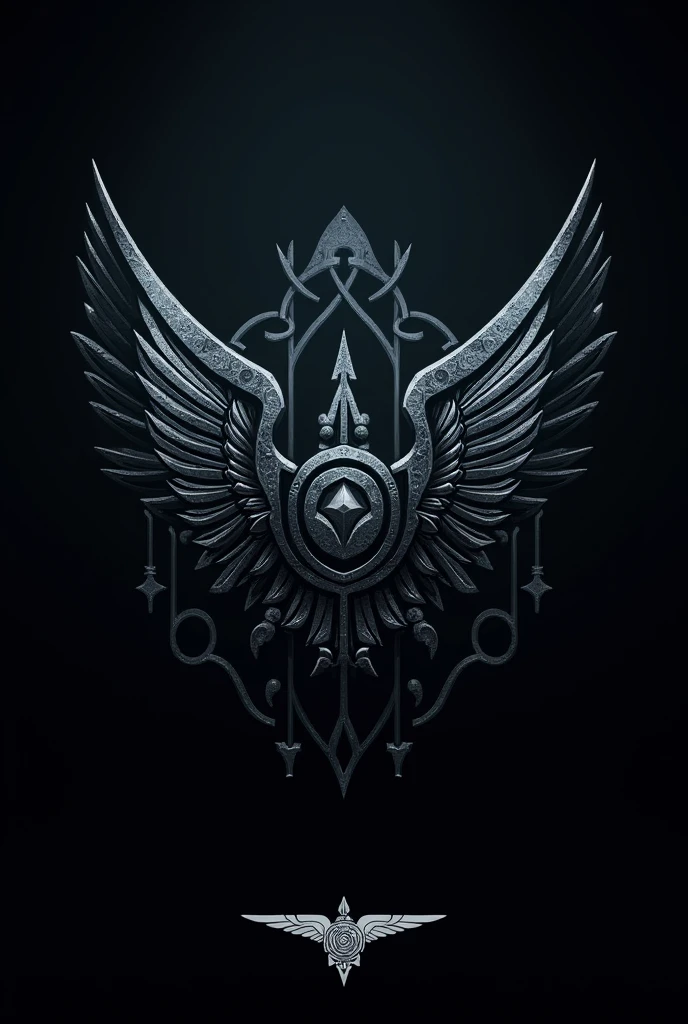 Un emblema de bope
It isn vez de bope diga G.It is.O.t.
And that it has wings
