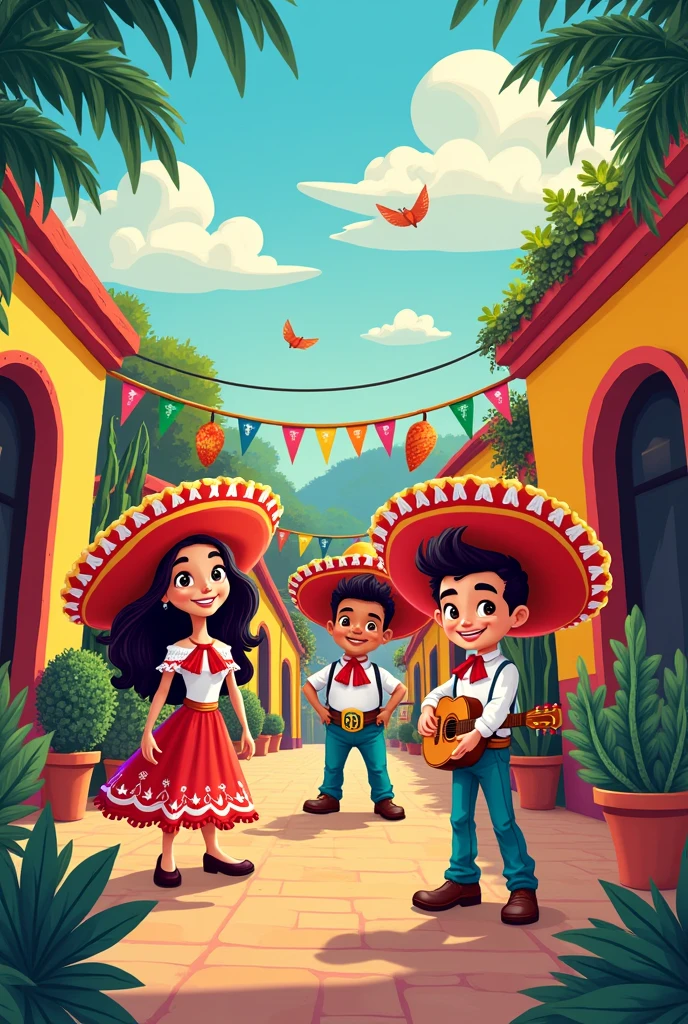 Mexican cartoon design 