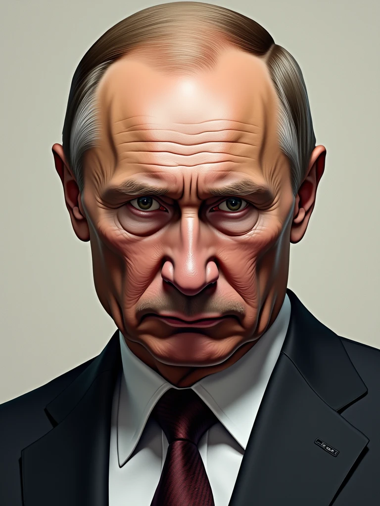 portrait of Vladimir Vladimirovič Putin, President of Russia