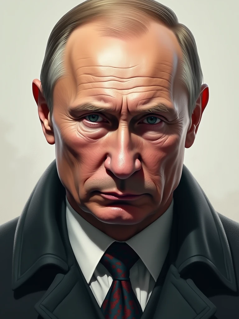 portrait of Vladimir Vladimirovič Putin, President of Russia