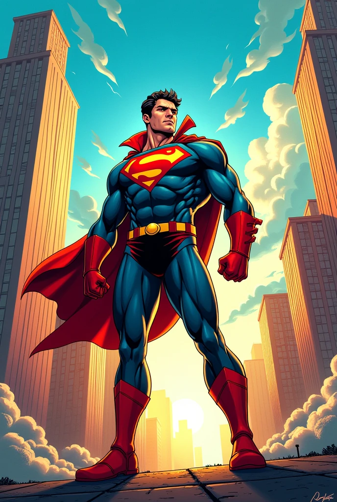 with comic style