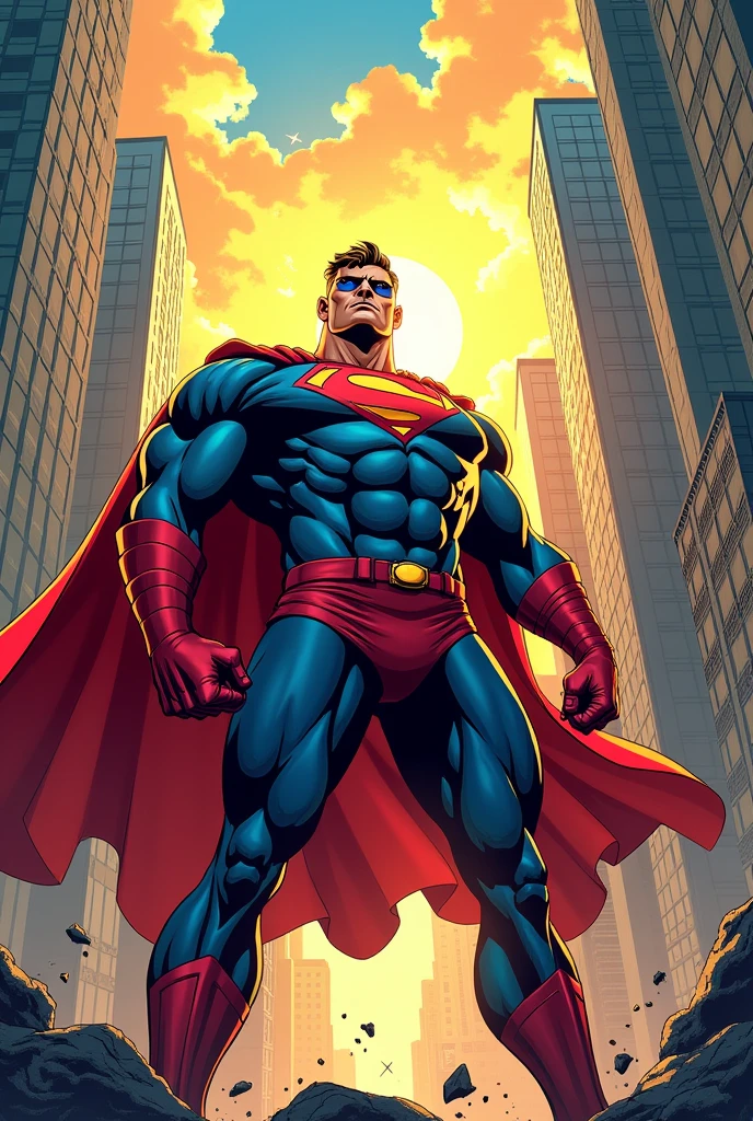 with comic style