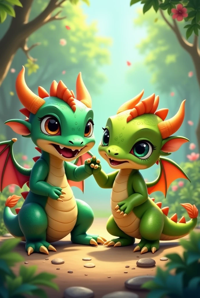 original tabaluga tickled by a dragon for tickling machine