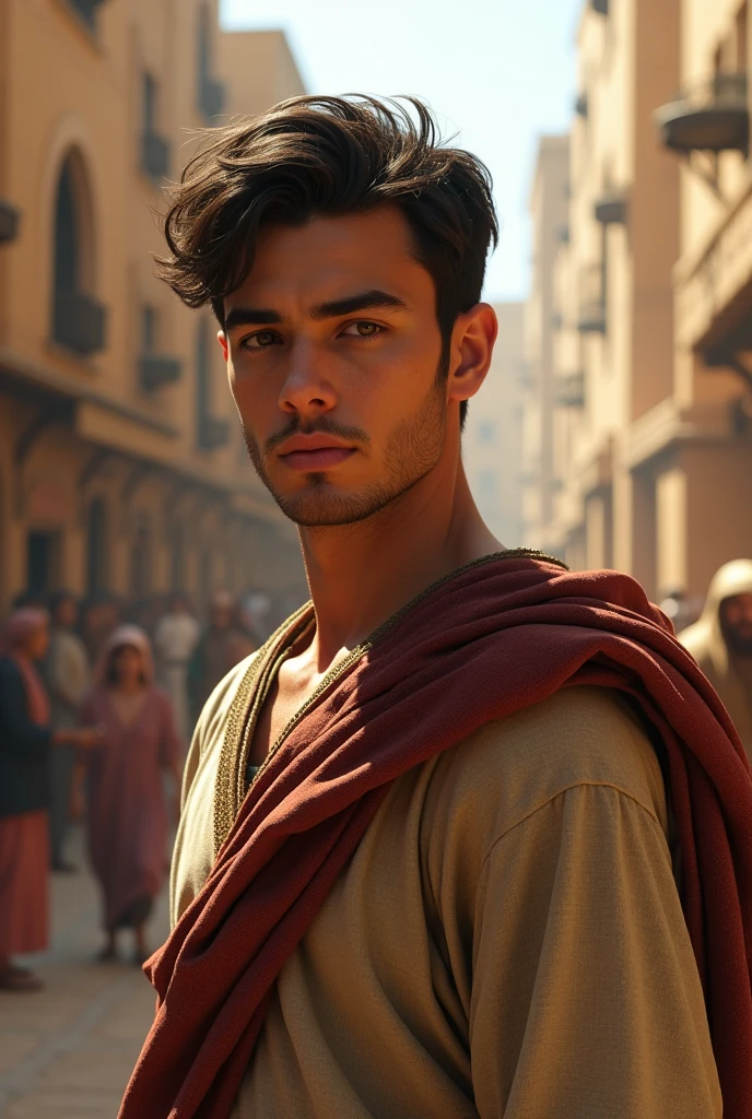 Generates a young man from ancient Jerusalem without a beard