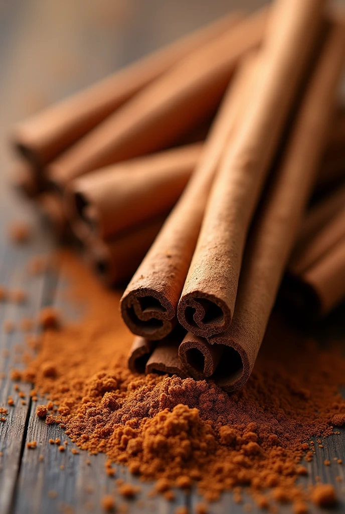 Create the cover of a brochure that will talk about cinnamon