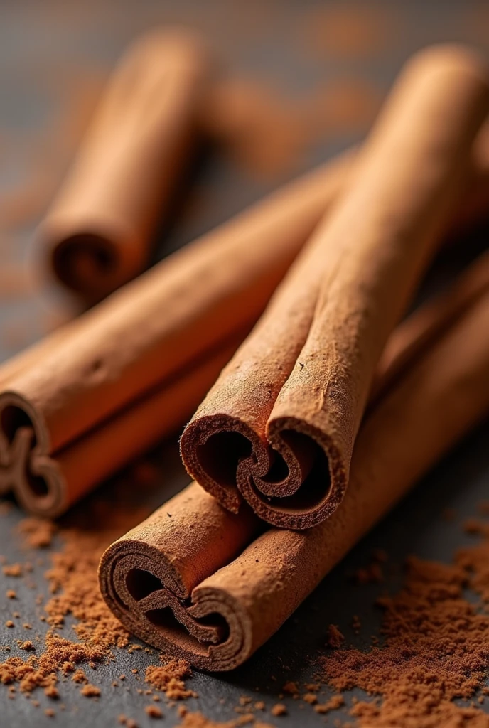 Create the cover of a brochure that will talk about cinnamon