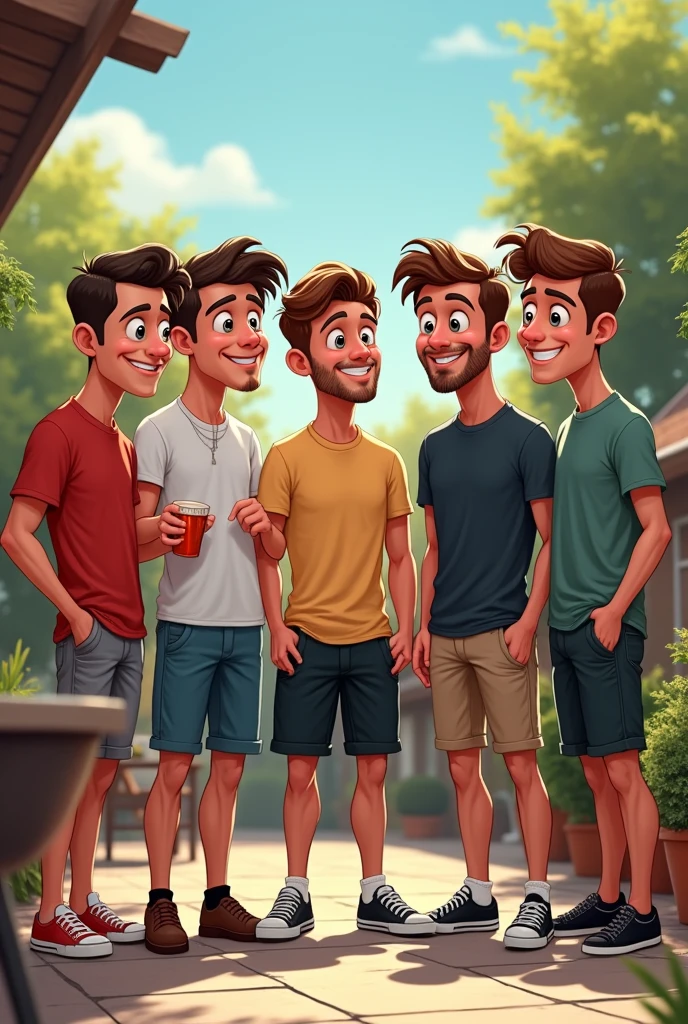 Profile picture of 5 friends that no woman wants