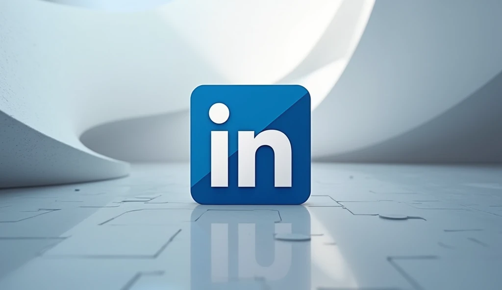 Logo for LinkedIn graphics art , art director, creative